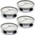 Beipoo 4 Packs 13 Inch Plant Caddy With Wheels and Drainage Tray - Round Flower Pot Mover, Garden Rolling Stand, Pallet Dolly for Heavy Duty Planter - Loading Capacity 110Lbs by Category
