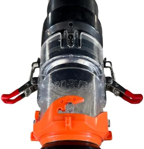 RV Sewer Hose Connector- Push & Clamp Lock System (Push & Lock Connector 1 pcs) by PRO-RVER