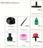 Automatic Drip Irrigation Kit Hose with Adjustable Drippers for Garden Plants Flowers Bonsai Efficient Auto Watering System (15m (49.2ft)) - Image 5