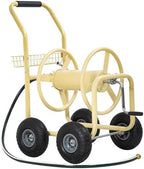 PayLessHere | Garden Hose Reel Cart | Holds Upto 300ft of 5/8" Hose | Tan by PayLessHere