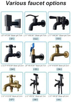 Outdoor Garden Faucet Stand - 304 Stainless Steel Vertical Hose Holder for Outdoor Use, Freestanding Water Column for Garden, Patio, and Yard - Image 3