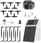 Minhe Solar Powered Smart Timing Auto Watering Device, Large Flow Drip Irrigation Kit for Home Garden Potted Plants - Image 5