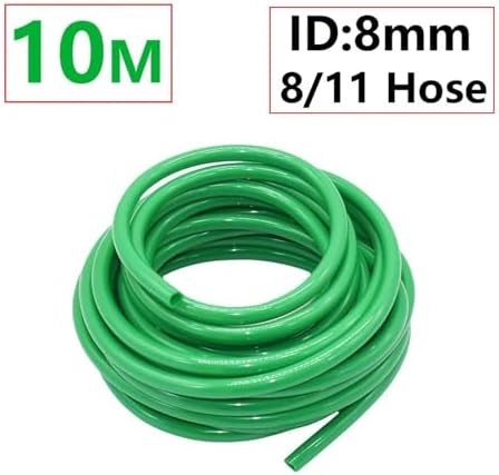 Garden supplies 4/7mm 8/11mm 9/12mm Hose Garden Watering 1/4 3/8" Flexible PVC Hose Micro Drip Irrigation Tubing Lawn Plants Greenhouse Pipe Garden hose(Green 8I11 x 10m) - Image 2