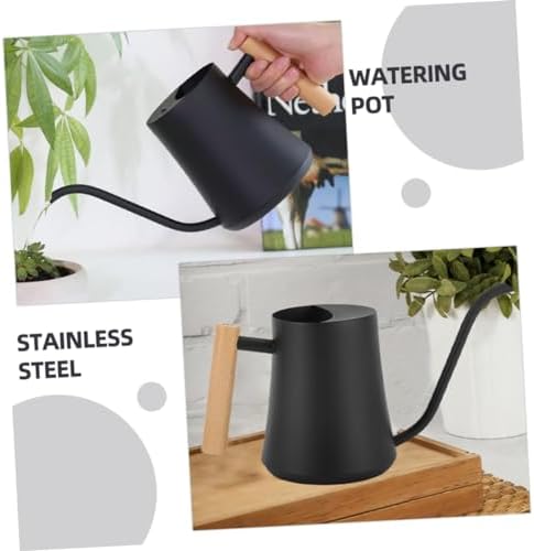 Vintage Spout Watering Pot Handheld Metal Watering Can Handle for Gardening for Plants and Flowers Design - Image 2