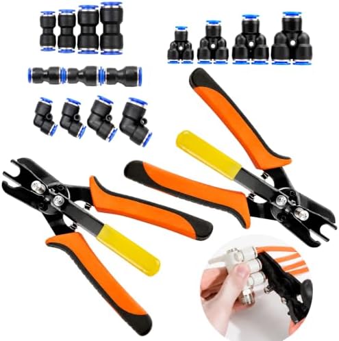 2 PCS Push to Connect Fittings Air Line Disconnect Tool Kit by Unknown