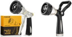 FANHAO Heavy Duty Garden Hose Nozzle + Heavy Duty Fireman's Hose Nozzle by FANHAO