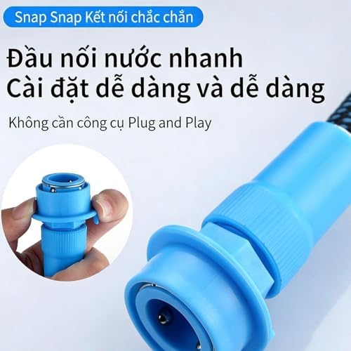 Water Hose with Nozzle Easy Setup Adjustable - Image 7