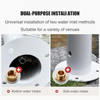 Outdoor Faucet Water Column, Floor Freestanding Garden Watering Fountain Hydrant Landscape Decor Taps, Freeze Proof Outdoor Water Spigot Irrigation Post, Water Hose Holders Water Dispenser, 13×86cm - Image 4