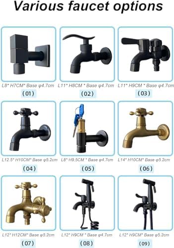 304 Stainless Steel Garden Hose Stand with Lockable Faucet, Freestanding Vertical Water Column, Outdoor Antifreeze Hydrant for Yard Irrigation & Fountain Decor - Image 3