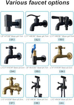 304 Stainless Steel Garden Hose Stand with Lockable Faucet, Freestanding Vertical Water Column, Outdoor Antifreeze Hydrant for Yard Irrigation & Fountain Decor - Image 3