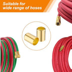 100Pcs 7325 Hose Ferrules Brass Fitting, Air Hose Repair Kit - Image 4
