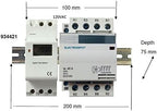 Electrodepot 50 Amp 4 Pole 7 Day, 24 Hrs Programmable Timer 220/240V Control Time Switch - Image 2