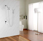 SUMERAIN Pet Shower Sprayer, Dog Shower Attachment with Solid Brass Diverter, Flow regulating Sprayer, 8 Feet Extra Long Hose, Chrome Finish - Image 2