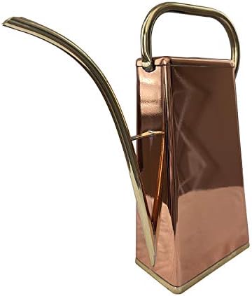 Bosmere Copper Watering Can, 100% Copper with Brass Handle and Spout, Traditional Metal Water Can, 2.5 Pint by Bosmere