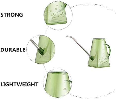 Plastic Watering Can Indoor Plants: 1.4L Long Spout Small Watering Can for House Plant Garden Flower Indoor or Outdoor Plants Watering (Green) - Image 6