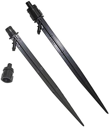 Gardening Watering System Tools 360 Degrees Rotating Atomized with Support rod Agricultural irrigation sprinklers Micro Nozzles for 1/4 Inch Hose 20 Pcs - Image 5