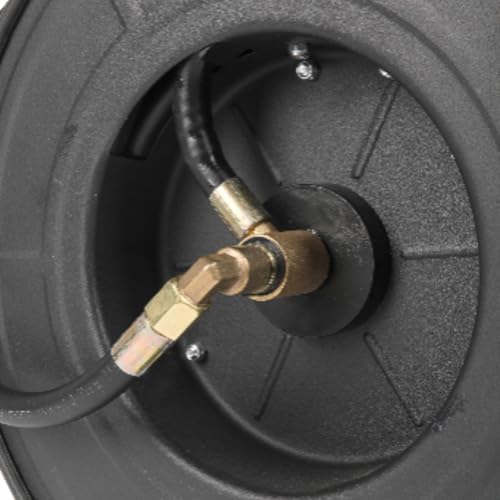Retractable Air Hose Reel, 3/8 IN x 50 FT Hybrid Air Hose Max 300 PSI, Air compressor hose reel with 5 ft Lead in, Ceiling/Wall Mounted air hose reel,Heavy Duty air tool - Image 7