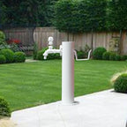 White 304 Stainless Steel Vertical Garden Water Column Garden Hose Holder Freestanding with Faucet Outdoor Garden Water Column Faucet Water Hydrant Fountain for Backyard, Lawns, Restrooms.(50cm/19.7in by Pllrbvshs