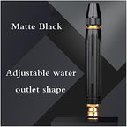 N Alloy Direct Spray Car Wash Water Gun Household Garden Nipple Type Washer Black Bold Hose Nozzles(Only Nozzle) - Image 3