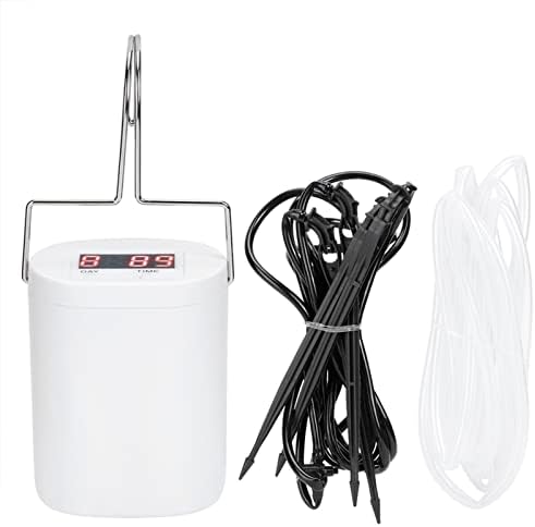 Intelligent Charging Potted Plant Timing Watering Kit, Automatic Drip Irrigation System, Watering Controller for Indoor Outdoor Plants with USB Rechargeable Battery, - Image 5