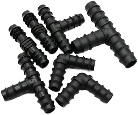 2~30PCS PE Pipe Barb Connectors Tee Elbow Repair End Garden Water Drip Irrigation Connector Joints 16mm 20mm 25mm(Elbow,25MM-8 PIECES) - Image 5