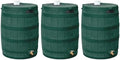 Good Ideas Rain Wizard Water Storage High Quality Collection Barrel with Brass Spigot, Safety Screen, and 50 Gallon Capacity, Green (3 Pack) by GoodIdeas
