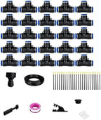 5M-25M Outdoor Misting Cooling Systems Garden Irrigation Watering 8Mm Atomizer Nozzles for Potted Planter and Garden by Unknown