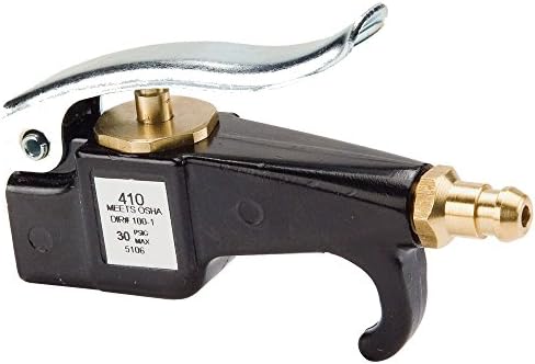 Parker 410-N Industrial Blow Gun, Full Pressure, Epoxy Coated Zinc, OSHA, Lever, 1/4" by Unknown