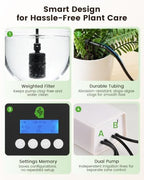 BAOSHISHAN 2 Zone Indoor Plant Watering System for 30 Potted Plants - Image 6