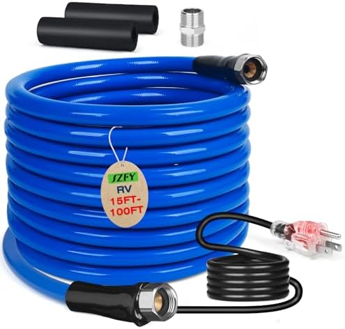 75FTHeated Water Hose for RV,-45°F Heated Water Hose, RV Accessories by SZFY