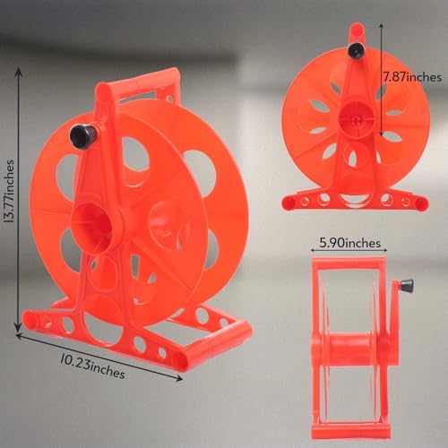 Homeon Wheels Cord Storage Reel with Handle Driven Easy to Use with Carrying Bag - Image 2
