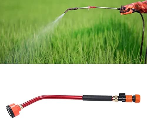 Adjustable Water Sprayer Wand Durable High Rise Stick Sprinkler Aluminum Alloy Plastic Plant Watering Wand for Garden Yard Farm (60CM) - Image 5