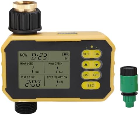 Solar Sprinkler Timer Adjustable Solar Panel Type C Port Automatic Watering Garden Hose Water Timer with Rain Sensor - Image 6