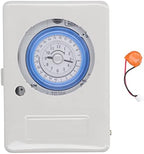 Fafeicy Mechanical Time Control Switch ABS Aluminum Alloy 24 Hour Timer AC100 240V Precise Power Scheduling for Water Heaters Street Lights Irrigation Home Industry - Image 6