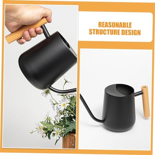 Toddmomy 2pcs Spout Watering Pot Stainless Steel Flower Watering Can Ergonomic Handle for Plant Care for Home Gardening - Image 4