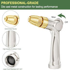 FANHAO 100% Metal Thumb Control Adjustable Hose Nozzle, High Pressure - Image 3
