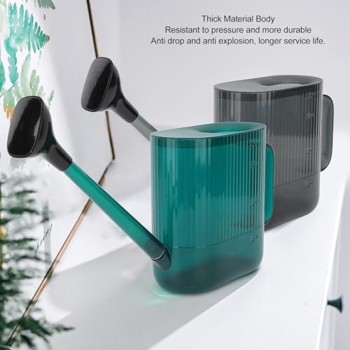 Watering Can, 1.8L Long Spout Water Can, PP Indoor Plants Watering Can for Indoor House Plant Bonsai Outdoor Garden Flowers (Gray) - Image 4