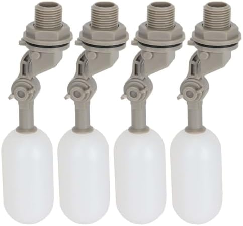4 Pcs Water Float 1/2" Automatic Shut Off Valve Quick Connector Tank Overfill Stop by Unknown