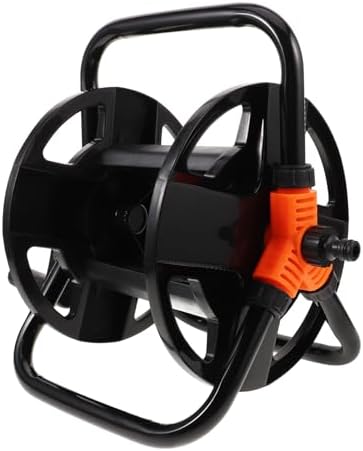 SHINEOFI Freestanding Garden Hose Reel Storage Rack with Hose Holder for Outdoor Lawn and Garden Storage Shelf by Unknown