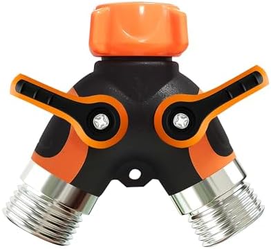 Misting for Outside Patio, 50FT Misters Hose + Hose Splitter 2 Way Heavy Duty. Outdoor Water Mister Cooling System, Backyard Mist Hose Kit for Garden,Greenhouse,Fan,Deck,Umbrella.Trampoline Sprinkler - Image 5
