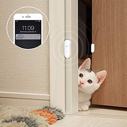 4-Pack Smart Door/Window Sensor: WiFi Alarm, Wireless Alerts, Compatible with Alexa/Google Assistant - Image 5