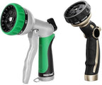RESTMO Metal Garden Hose Sprayer with 7 Spray Patterns and Flow Control, Heavy Duty Garden Hose Nozzle with 9 Watering Patterns and Thumb Control by Restmo