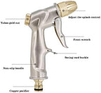 Garden Hose Nozzle, Heavy Duty Metal Water Hose Nozzle Sprayer Head, Garden Hose Spray Nozzle - Image 2