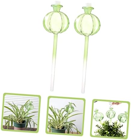 2pcs Cactus Shaped Glass Self Watering Stakes for Plants - Image 6