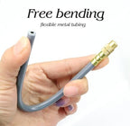 50PCS 1/4 Inch Bendable Mist Nozzle,Length- 11.8" Copper Garden Sprinkler - Image 3