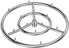 Skyflame 18 Inch Round Stainless Steel Fire Pit High Flame Burner Ring by Skyflame