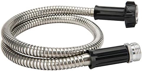 Yanwoo 304 Stainless Steel 30 Feet Garden Hose with Female to Male Connector, Water Hose, Metal Hose, Outdoor Hose (30ft) - Image 3