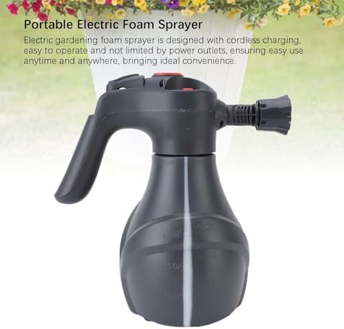 Electric Car Wash Foam Sprayer, 1.5L Rechargeable Foamer, 600mAh Battery, Auto Foam Dispenser for Cars, SUV, Motor - Image 4