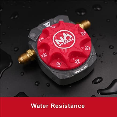 NO WORRIEZ Safety Auto Shut-Off Gas Timer for Propane & Natural Gas | Outdoor Grill, Fire Pit, Pizza Oven | – 100,000 BTU w/ 3/8" Flared Connector & Hose, Patent Pending - Image 4