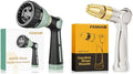FANHAO Metal Water Hose Nozzle Sprayer+100% Metal Thumb Control Water Nozzle by FANHAO